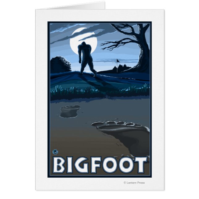 Big Foot walking through Golf Course (Front)