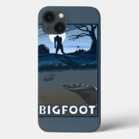 Big Foot walking through Golf Course