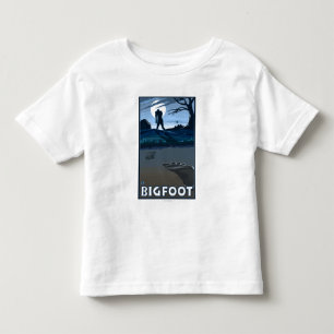 Big Foot walking through Golf Course Toddler T-Shirt