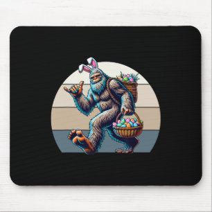 Big Foot With Bunny Ears Stealing A Bysket Of East Mouse Pad