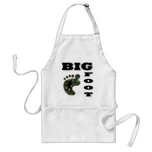 Big foot with foot logo standard apron