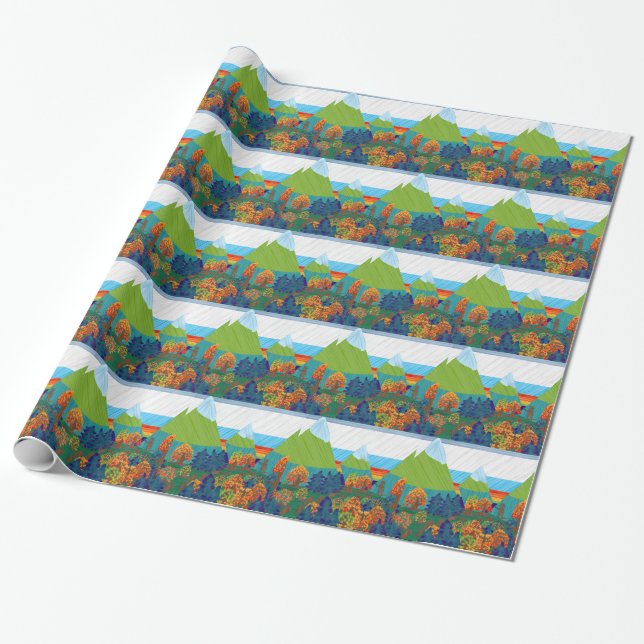 Big Foot Wrapping Paper (Unrolled)
