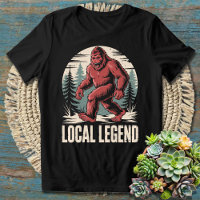 Big Foot Yeti Funny Local Legend - Humourous