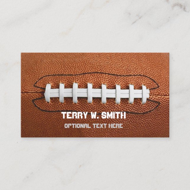 Big Football Business Cards (Front)