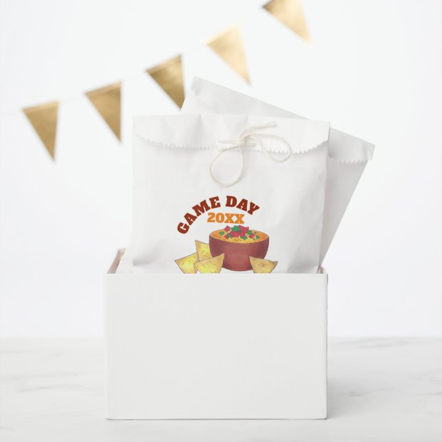 Big Football Game Tailgate Party Chips Cheese Dip Favour Bag (Party)