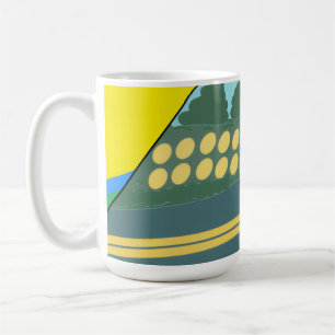 Big Funny Eggs Crossing the Road Coffee Mug