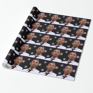 BIG FUNNY OBAMA WRAPPING PAPER