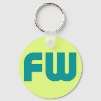 Big FW (new fishwax logo) Key Ring