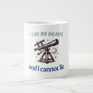 Big Galaxys Funny Space Large Coffee Mug