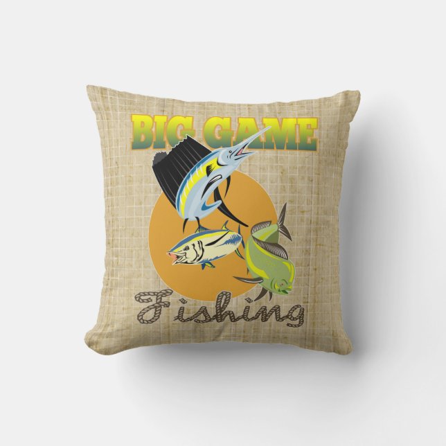 Big Game Fish Cushion (Front)