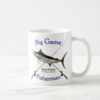 Big Game Fisherman Black Marlin Coffee Mug