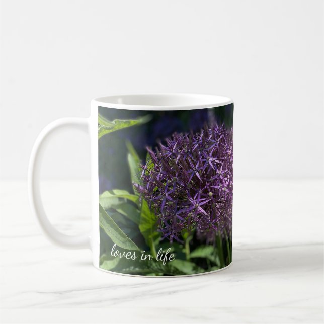 Big Garden Alliums  Coffee Mug (Left)