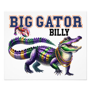 BIG GATOR PHOTO PRINT