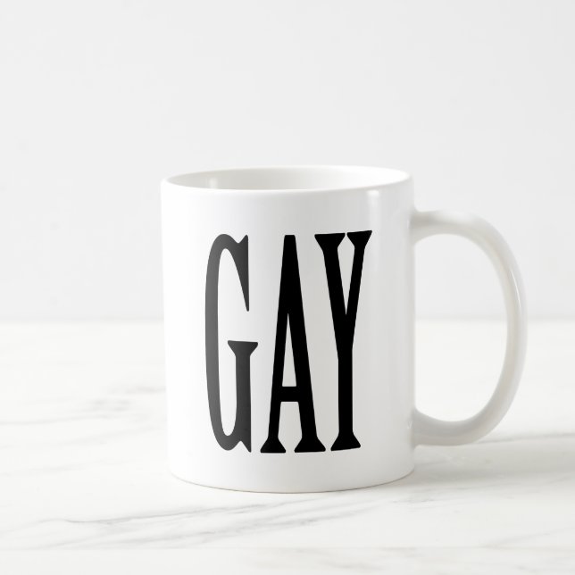 BIG GAY COFFEE MUG (Right)