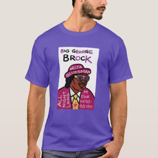 Big George Brock Blues Folk Art T-Shirt