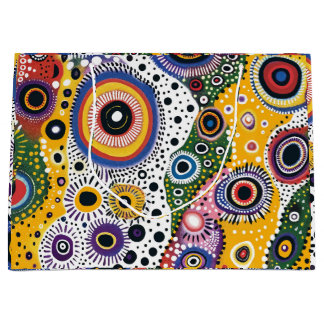 Big Gift Bag with Psychedelic Printing