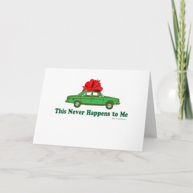 Big Gift Funny Christmas Holiday Card (Front)
