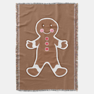  Big Gingerbread Man Blanket 