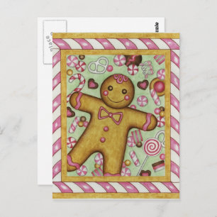 Big Gingerbread Postcard
