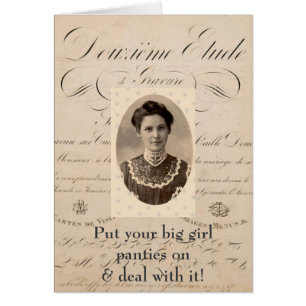 Big Girl Panties Card