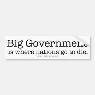 "Big Government" bumper sticker