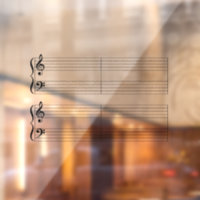 Big Grand Staff Piano Music Theory Writable