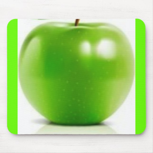 big-green-apple mouse pad (Front)