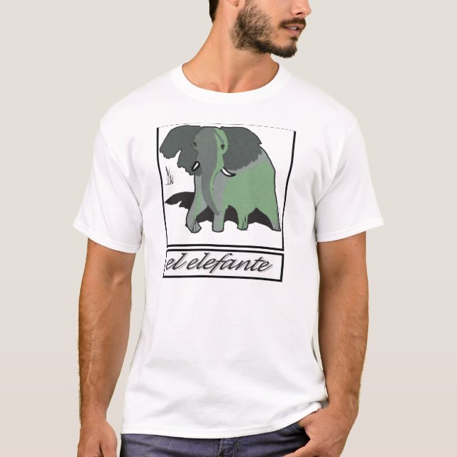 Big Green Elefante T-Shirt (Front)