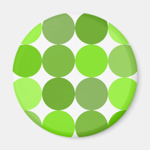 Big Green Polka Dots Magnet