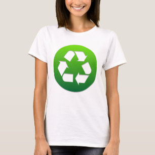 Big Green Recycling Sign T-Shirt