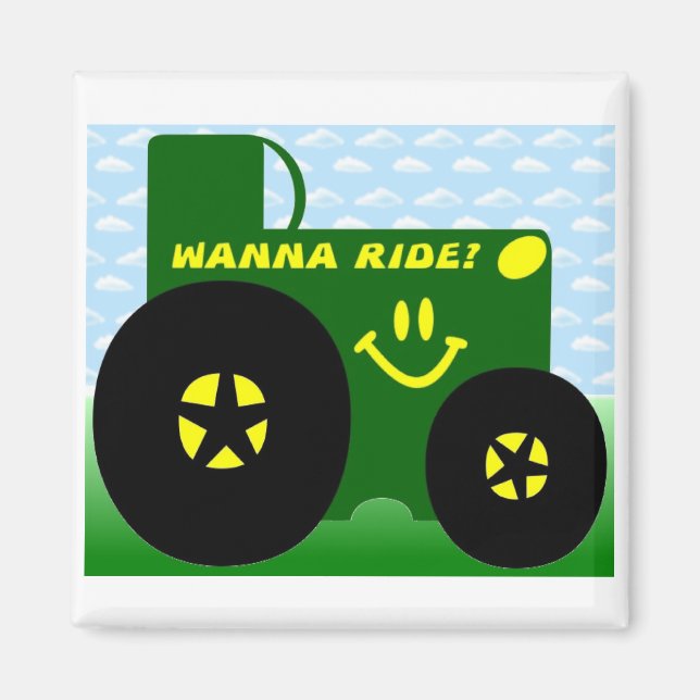 BIG GREEN TRACTOR MAGNET (Front)