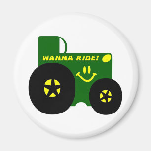BIG GREEN TRACTOR MAGNET