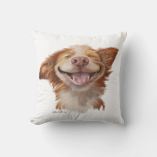 Big Grin Dog Cartoon Cushion