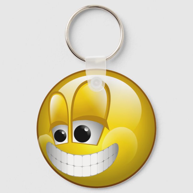 BIG GRIN FACE KEY RING (Front)