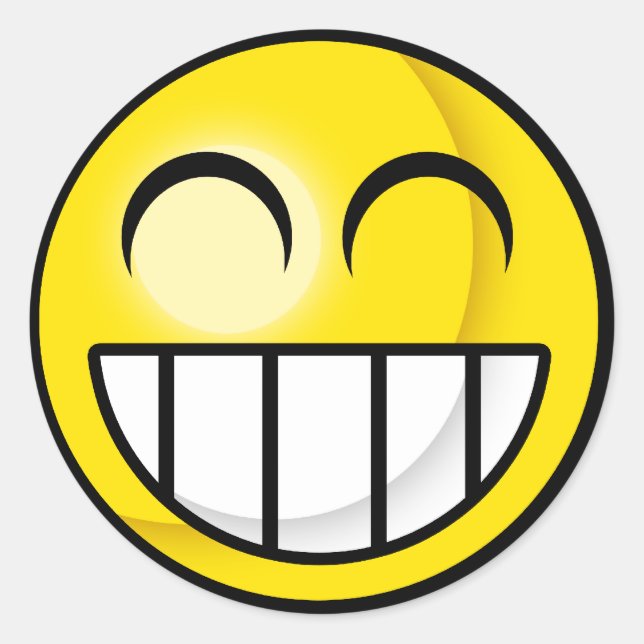 Big Grin Sticker (Front)