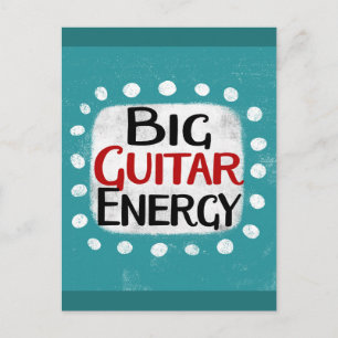 Big Guitar Energy Postcard