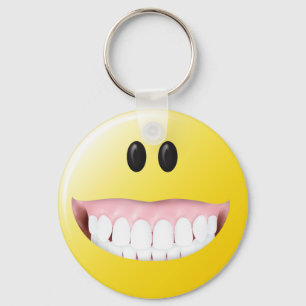 Big Gums Face Key Ring