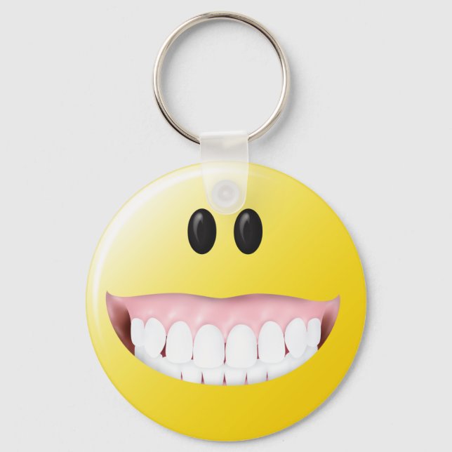 Big Gums Face Key Ring (Front)