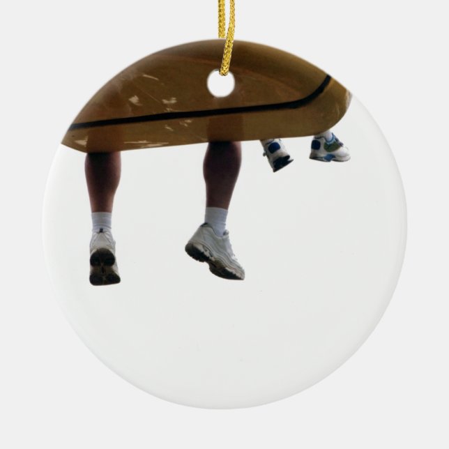 Big Guy Little Guy Ornament (Front)