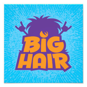Big Hair Band Logo Photo Print