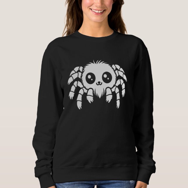 Big halloween Spiders insect simple tarantula Spid Sweatshirt (Front)