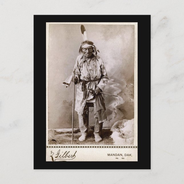 Big Hand 1880 Postcard (Front)