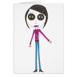 Big Head Button girl