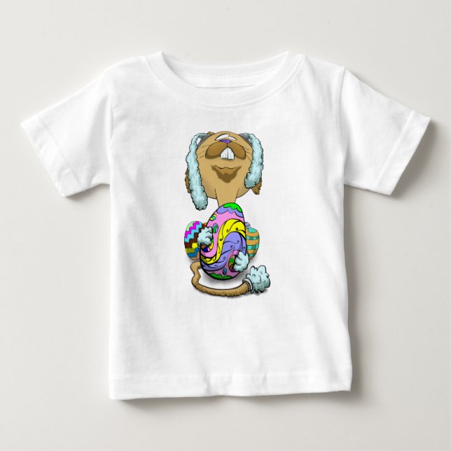 Big Head Easter Cat Baby T-Shirt (Front)
