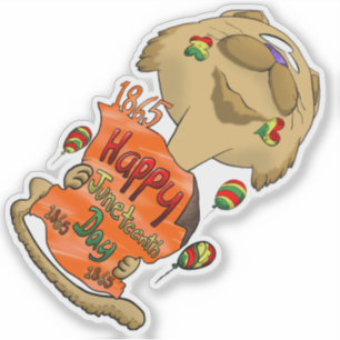 Big Head Juneteenth Cat