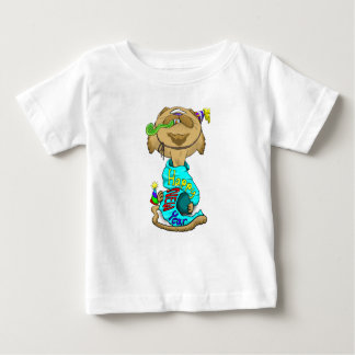 Big Head New Year's Cat Baby T-Shirt
