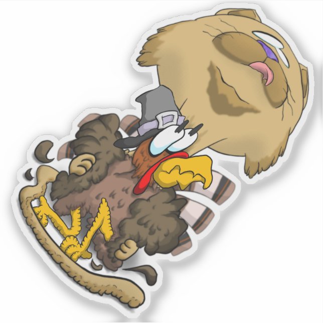 Big Head Thanksgiving Cat (Front)