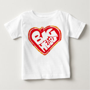 Big heart/Corazon Grande love by Masanser pixelat Baby T-Shirt