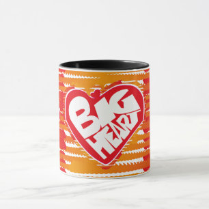 Big heart/Corazon Grande love by Masanser pixelat Mug