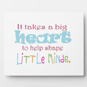 Big Heart: Counsellor:Mentor:Teacher Plaque